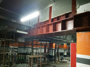 諾恒加固九著院鋼梁加固